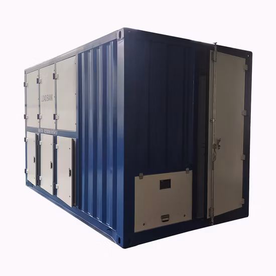 Générateur refroidi par air factice 1000kw/1250kw/800kw/1MW AC, groupe électrogène résistif, contrôle manuel/automatique, banque de charge
