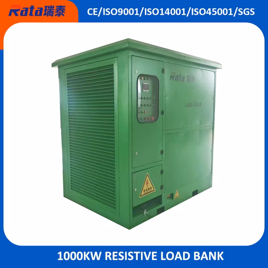 Banque résistive de charge d'essai de charge de générateur de refroidissement par air factice à C.A. 1000kw