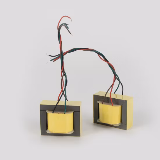Transformateur de type EI avec cadre et fil de connexion pour machines